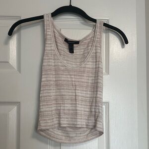 Forever 21 Light Striped Tank Top
